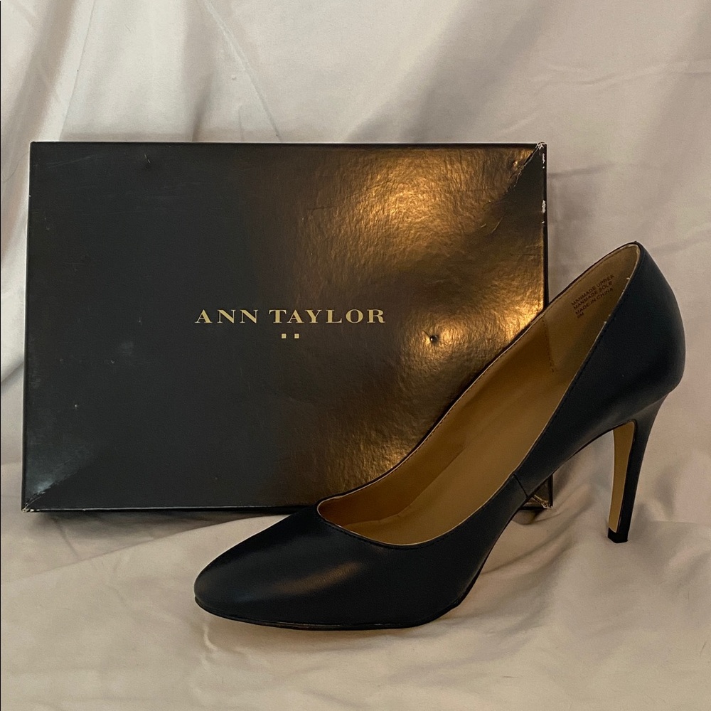 Dark Blue High Heel Pumps